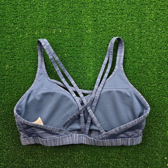 Zyia Womens Sports Bra XS Purple Yoga‎ Gym Athletic Running Strappy Workout - Picture 6 of 6